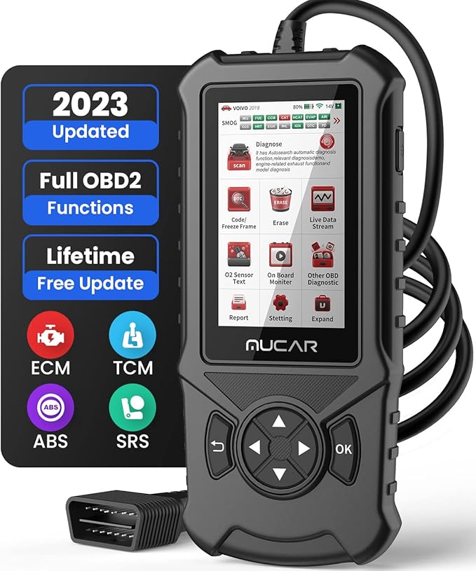 mucar CDE900 2+16G OBD2 Scanner Universal OBD II Code Reader, Extra ...