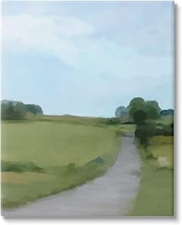 Stupell Industries Abstract Path Through Grassland Rural Landscape Scene, Design by Amy Hall
