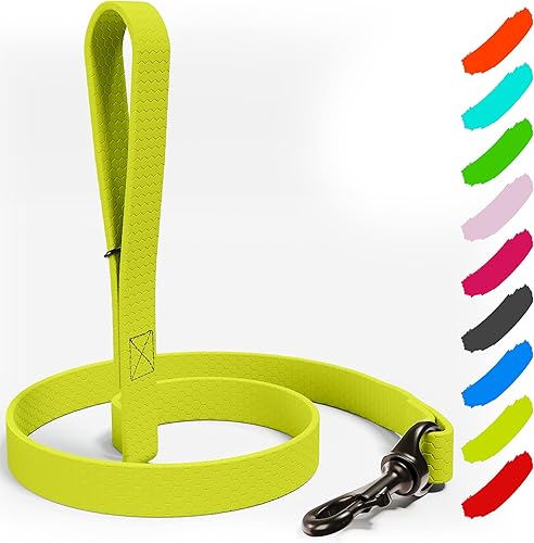 Miniatura 10 de Correa impermeable para perro de 6 pies, fabricada en Estados Unidos, correas resistentes para perros grandes, medianos y pequeños, entrenamiento