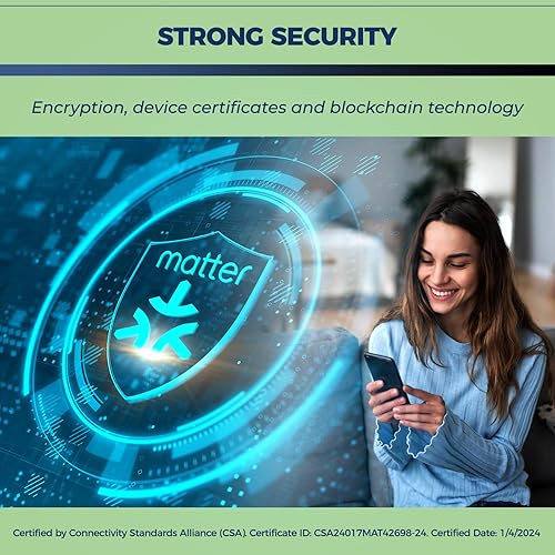 Miniatura 8 de Matter - Bombillas inteligentes equivalentes a 100 W, 1350 LM, compatibles con AlexaSiriApple HomeGoogle HomeSmartThings, bombilla de cambio de