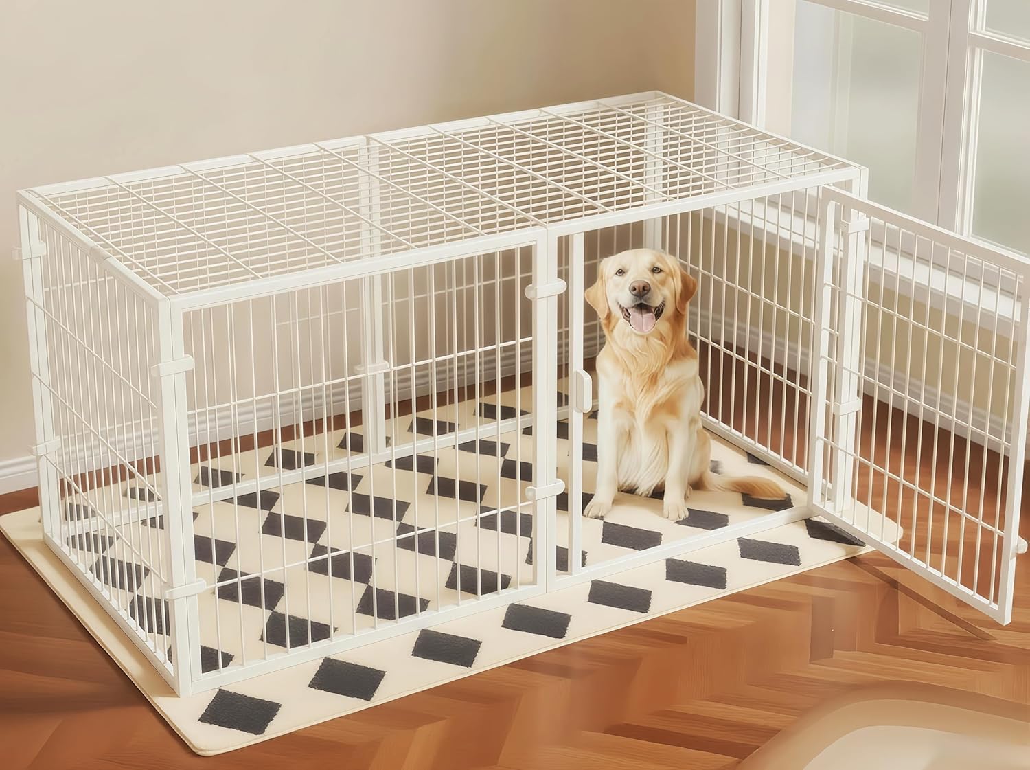 Amazon.co.jp: TUIYIDUO 犬 ケージ 自由にレイアウト可能 ペット