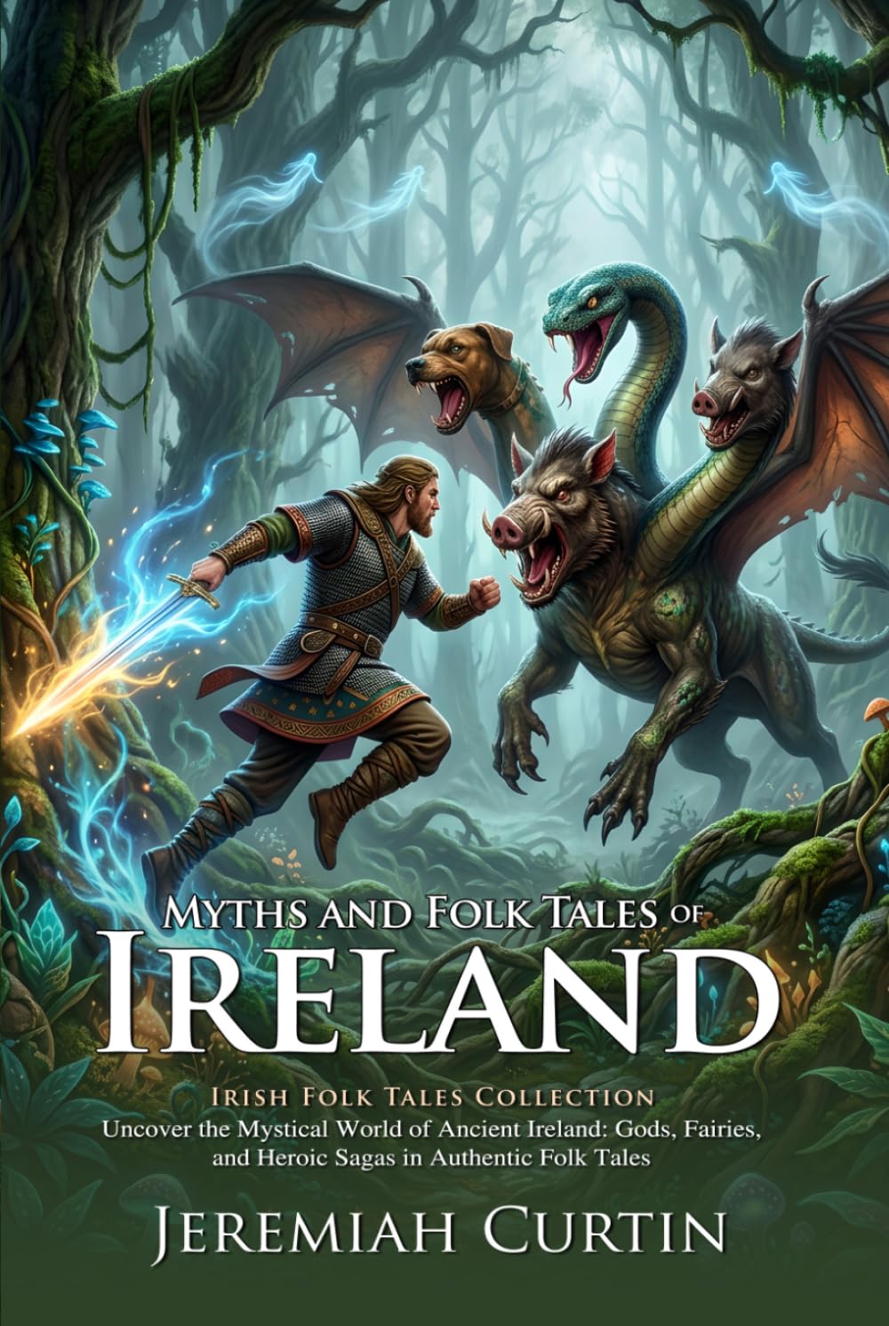 Myths and Folk Tales of Ireland: Ancient Celtic Legends and Irish Folklore: Epic Irish Heroic Cycles - Illustrated with Biography and Commentary