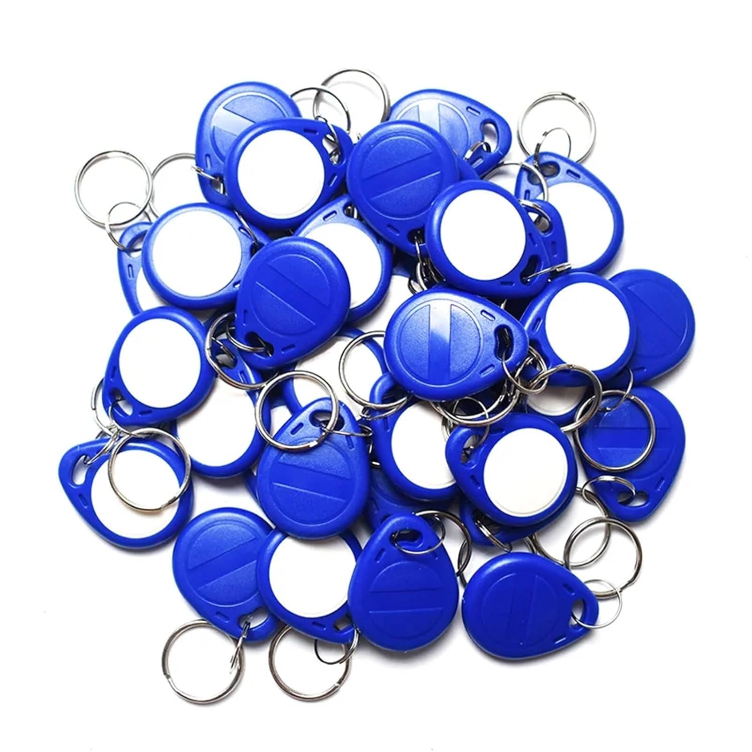 100Pcs/Lot 125KHz EM4305 T5577 RFID Key Fobs Proximity ABS Tags Read and Write Rewritable Duplicator Copier Access Control(Mix)