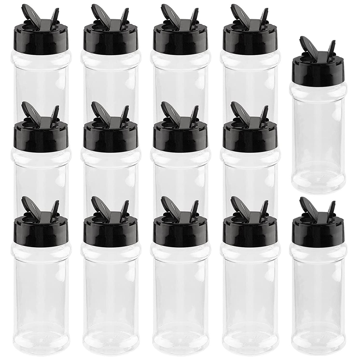 CTRLZS 8Oz Spice Jar with Shaker Lids,Empty Spice Jars Bottles Seasoning Containers for Storing Spice,Herbs,Seasoning Powders