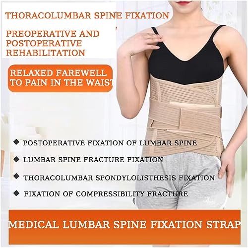 Miniatura 2 de Soporte postoperatorio para la columna lumbar - Cinturón de soporte de cintura abdominal para hernia de disco y alivio del dolor de ciática (XLXL y