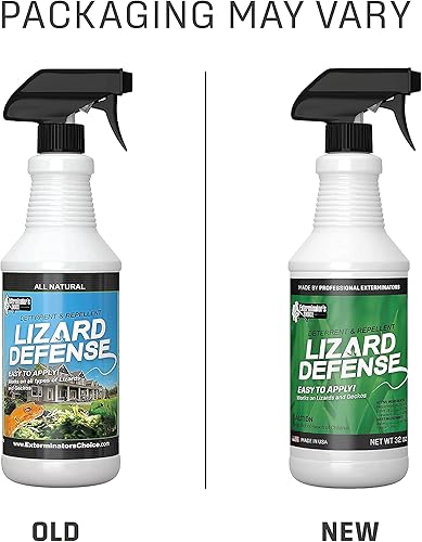Miniatura 7 de Exterminators Choice Lizard Defense Spray  32 onzas y 8 trampas de pegamento grandes  Repelente de lagartos natural, no tóxico y trampas adhesivas