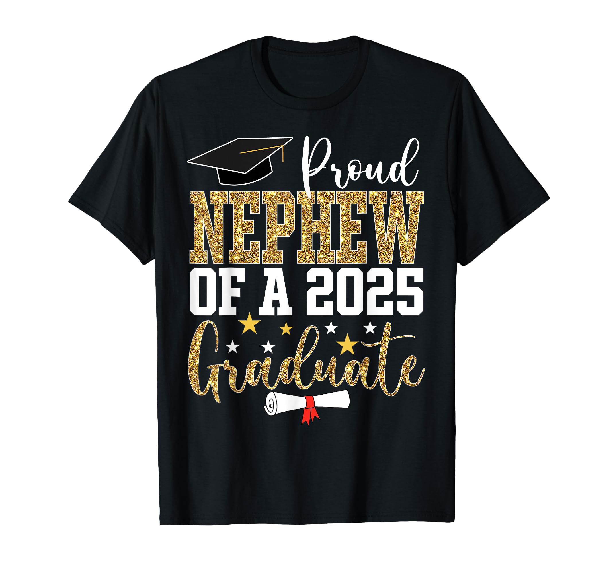 Proud Nephew of A 2025 Graduate Nephew Graduation 2025 T-Shirt