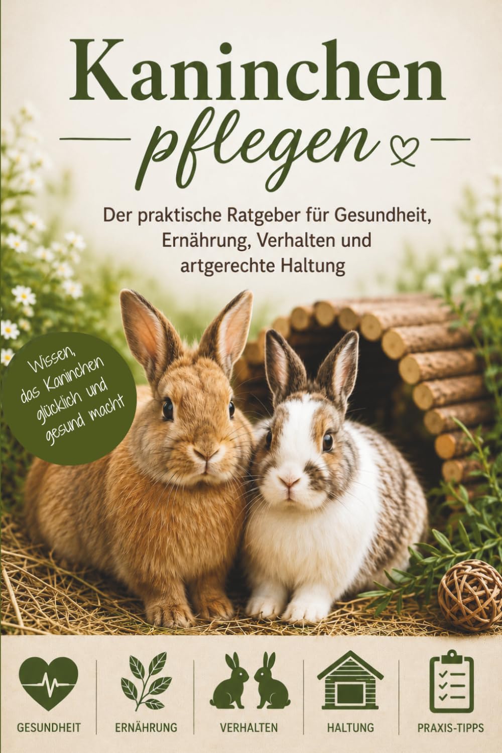 Kaninchen pflegen: Der praktische Ratgeber für Gesundheit, Ernährung, Verhalten und artgerechte Haltung