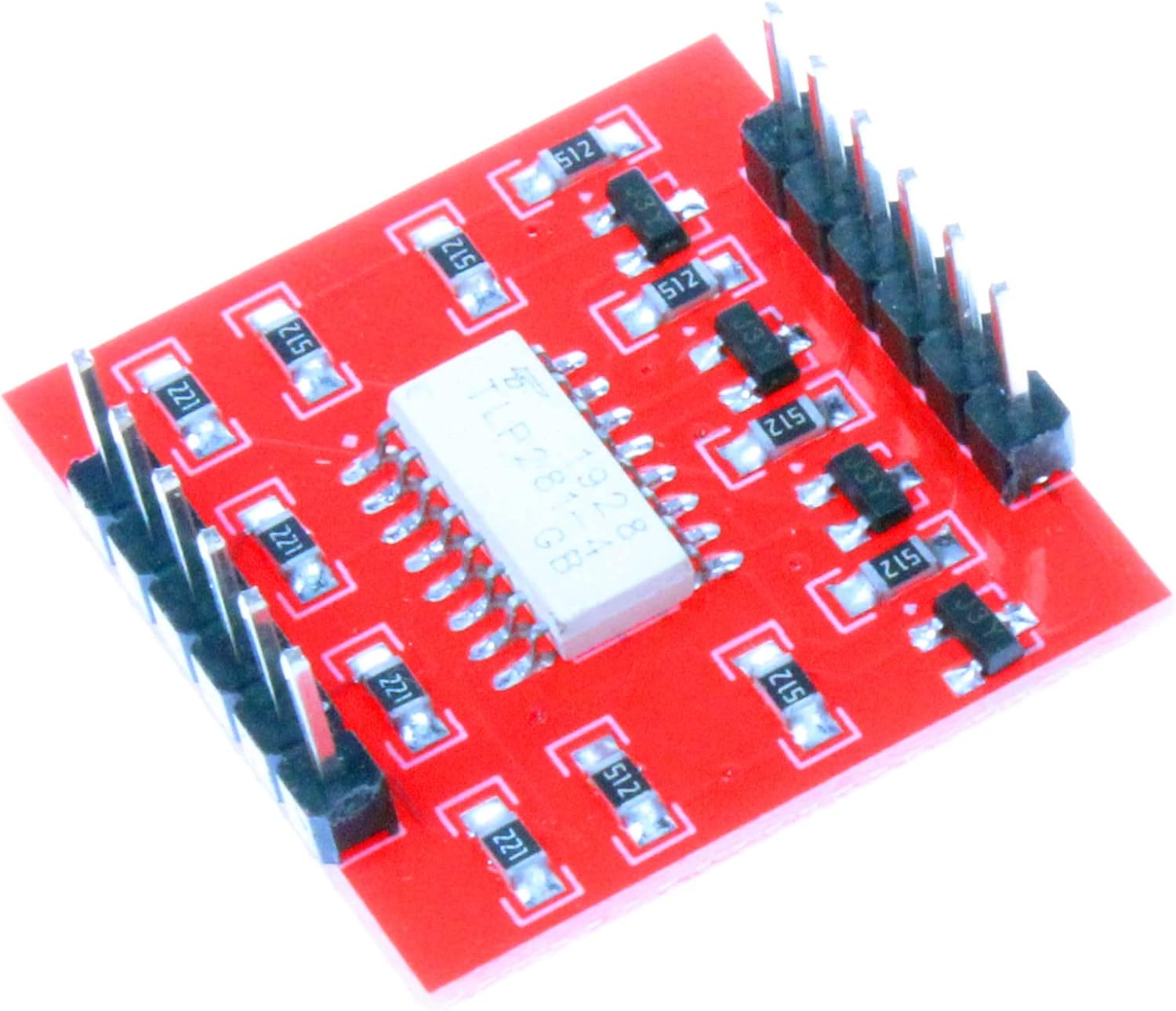 NOYITO TLP281 4-Channel Optocoupler Isolation Board for High and Low Level Optocoupler Isolation Expansion Board (Pack of 5)