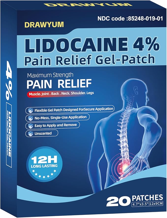 Lidocaine 4% Pain Relief Patches for Lasting Comfort