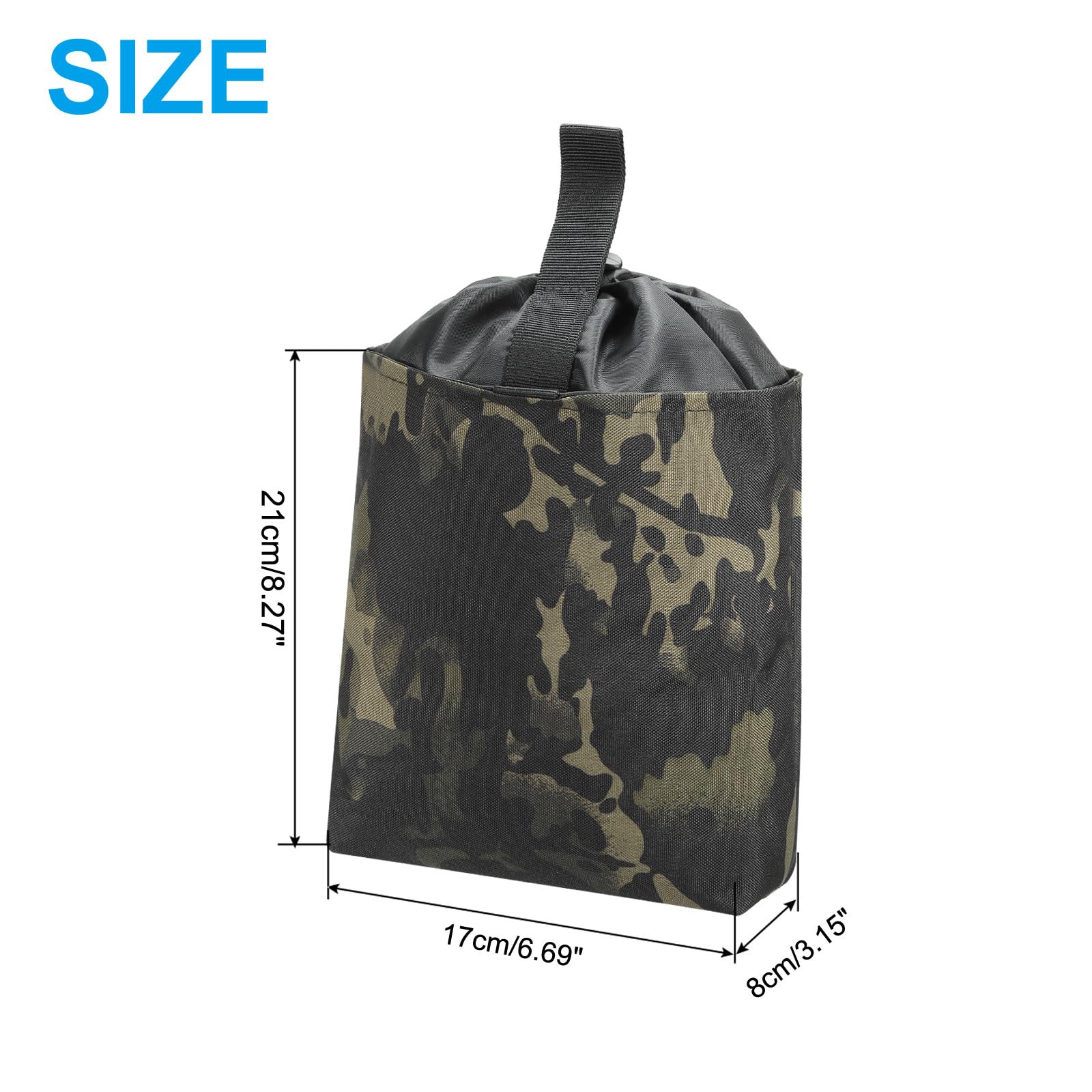PATIKIL 21x17x8cm Dump Pouch - Image 2