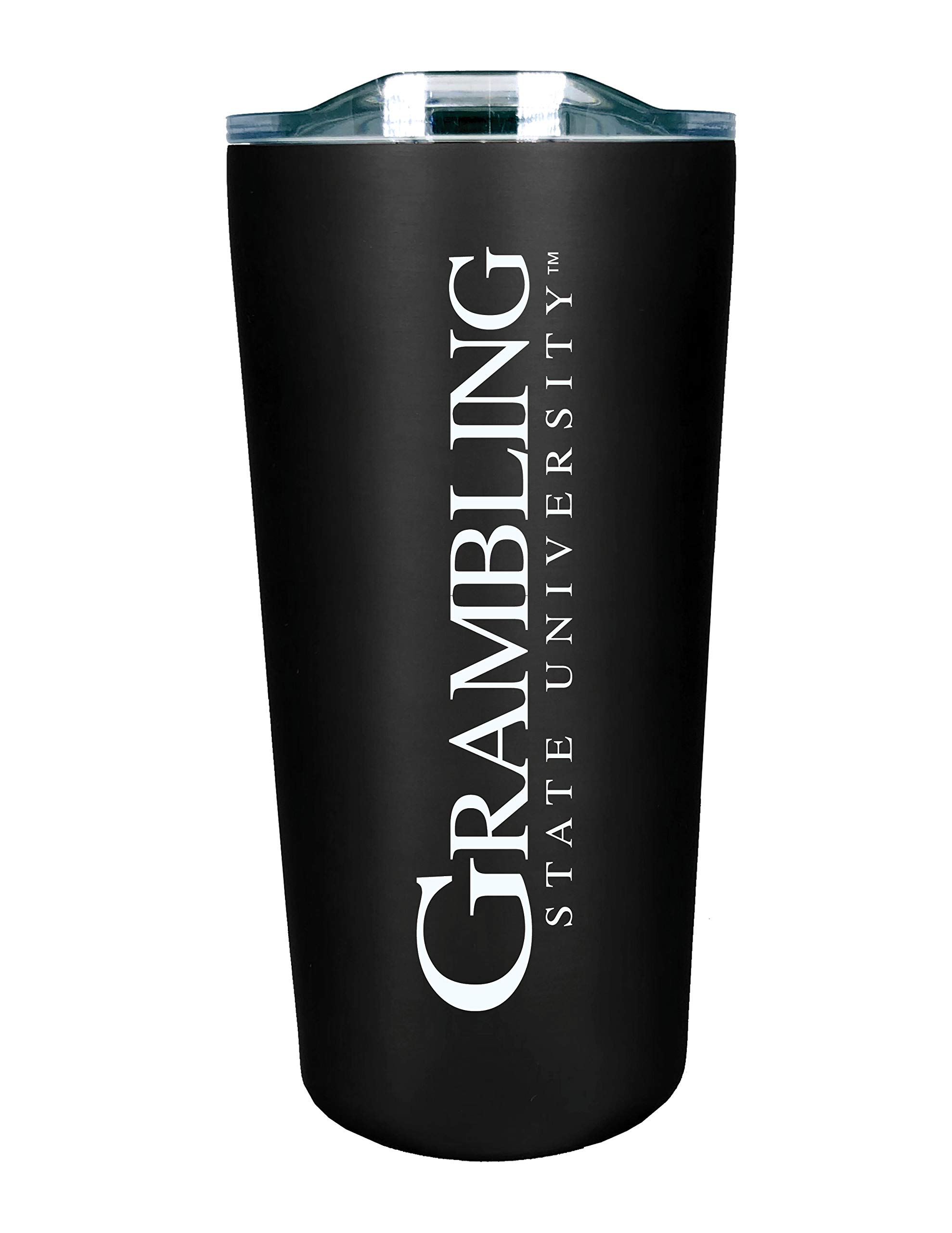 The Fanatic Group Personalized Grambling State Double Walled Soft Touch Tumbler, Design-2 - Black