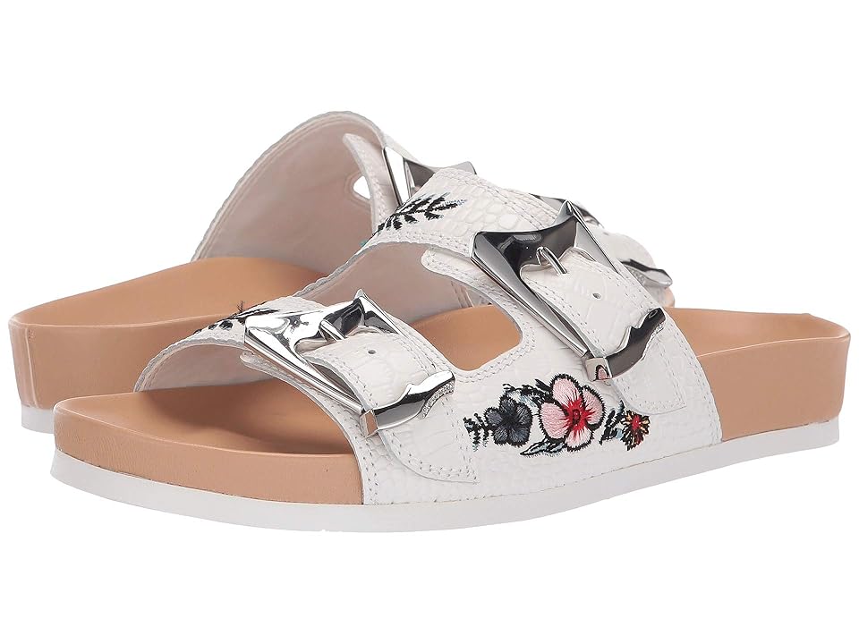 

Donald J Pliner Baylisp (Off-White Crocco Print) Women's Sandals, Yellow