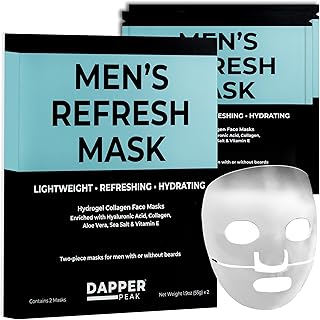 Mascarilla facial coreana hidratante para hom...