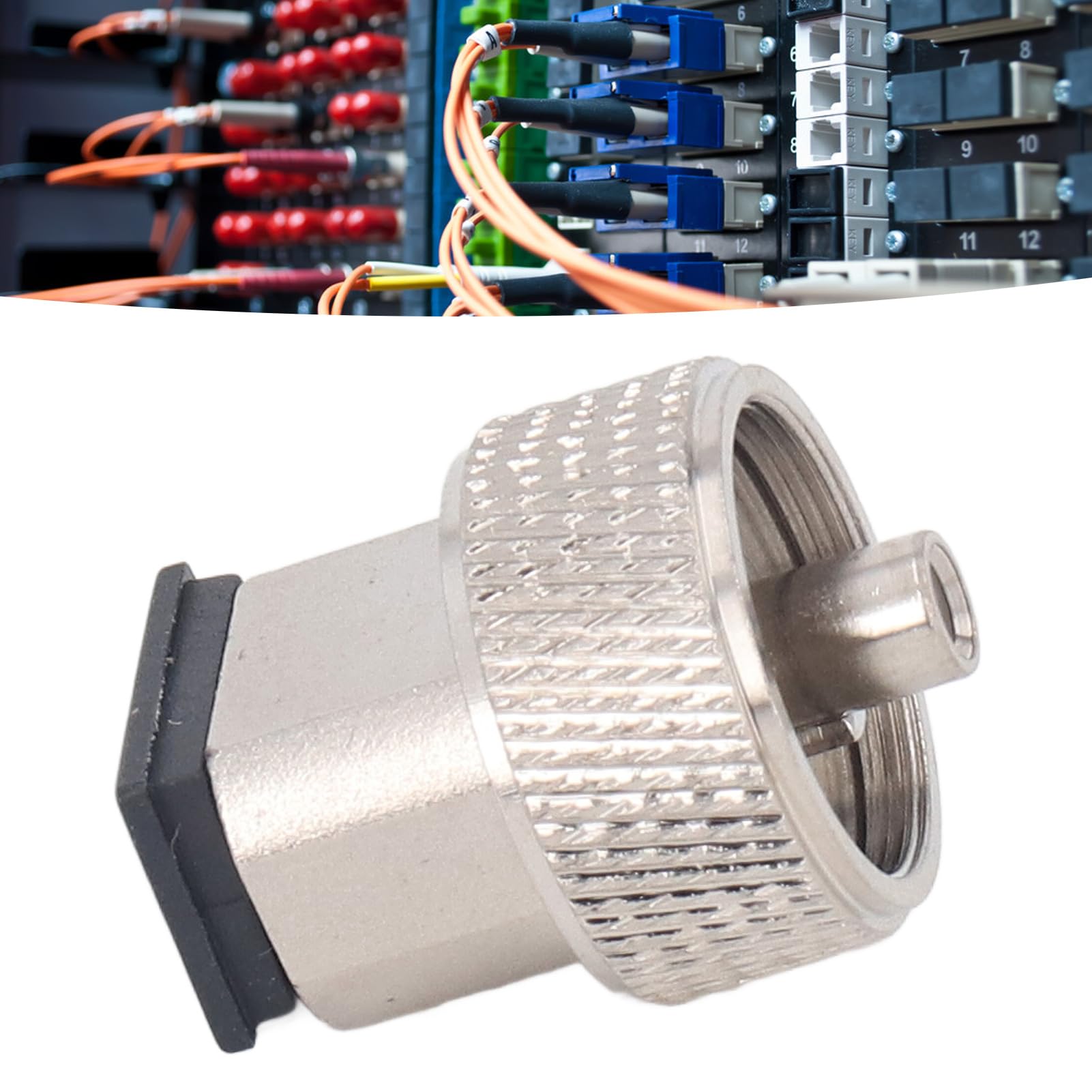 SEAFRONT Connettore in Fibra Ottica Adattatore SC Quadrato OTDR Adattatore Riflettometro nel Dominio del Tempo Ottico Connettore di Trasferimento per Tester in Fibra Ottica