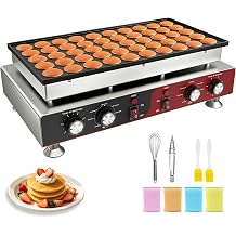 Mini Pancake Baker, 50 Holes 1800W Dutch Mini Pancake Maker
