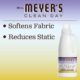 MRS. MEYER\'S CLEAN DAY Liquid Fabric Softener, Infused with Essential Oils, Paraben Free, Compassion Flower, 32 oz (32 Loads)