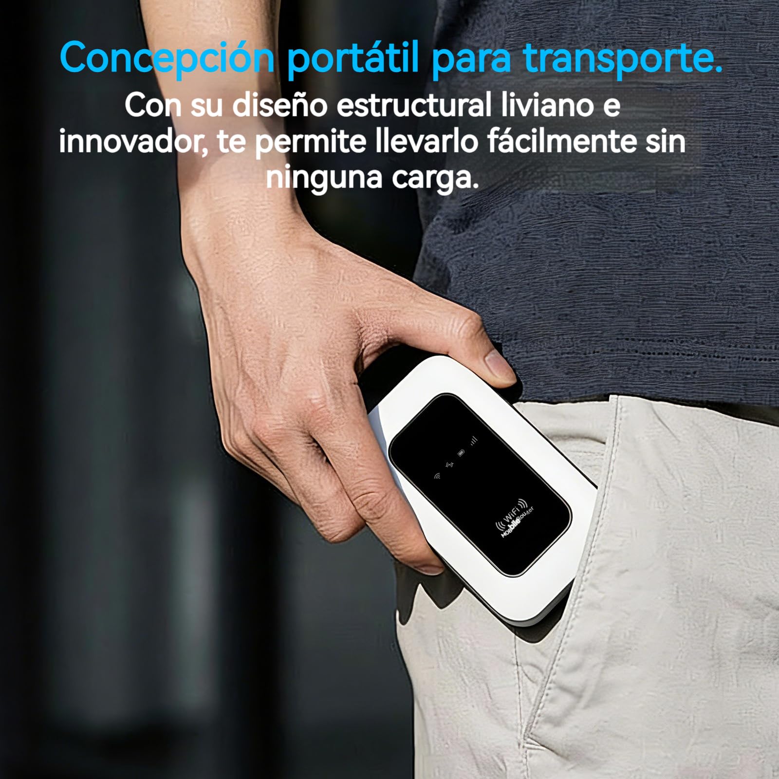 Routers Portátiles 5G, Módems WiFi 6-5G SIM con Ranuras para Desbloquear Tarjetas SIM, Internet Móvil de Alta Velocidad 5g / 4G +, hasta 28 Dispositivos, Ideales para Viajes y teletrabajo