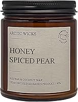 Vista 14 de Arctic Wicks - Velas perfumadas de cera de abeja y coco, 9 onzas, ámbar, rústicas, no tóxicas, de combustión limpia, 100% certificada por USDA, a