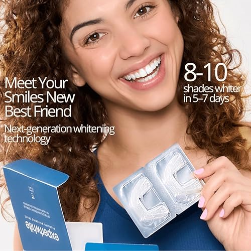 Miniatura 9 de Max Glow Bandejas  Bandejas blanqueadoras de dientes precargadas de 12 HP  10 tratamientos, 12% de gel de peróxido de hidrógeno. Ajuste