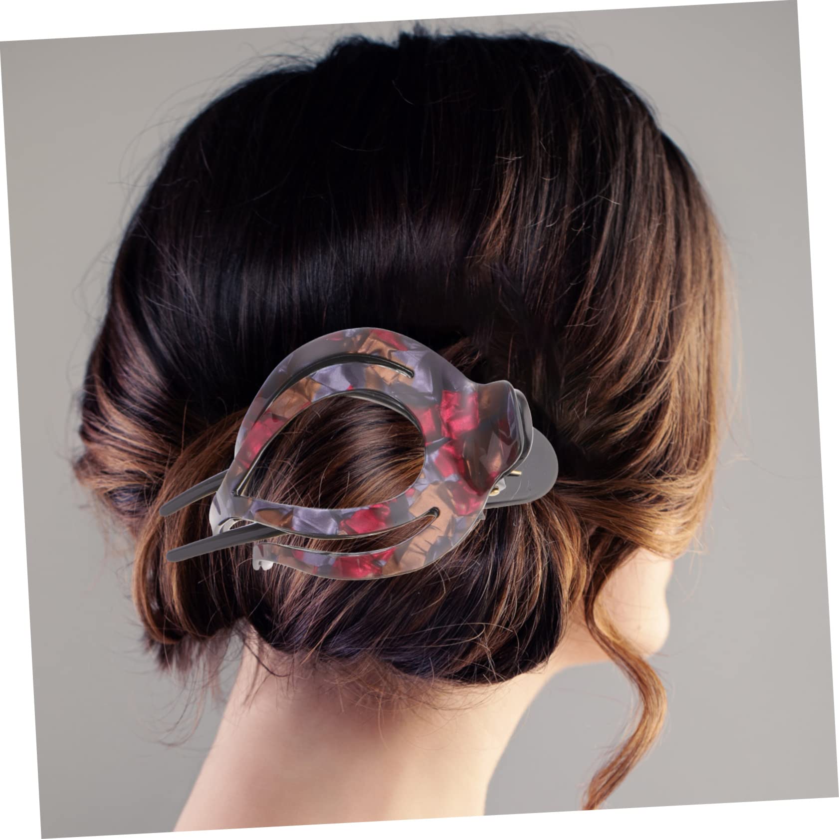 FRCOLOR 9pezzi Fermaglio Per Clip Per Accessori Per Lunghi e Spessi Design Chic Per
