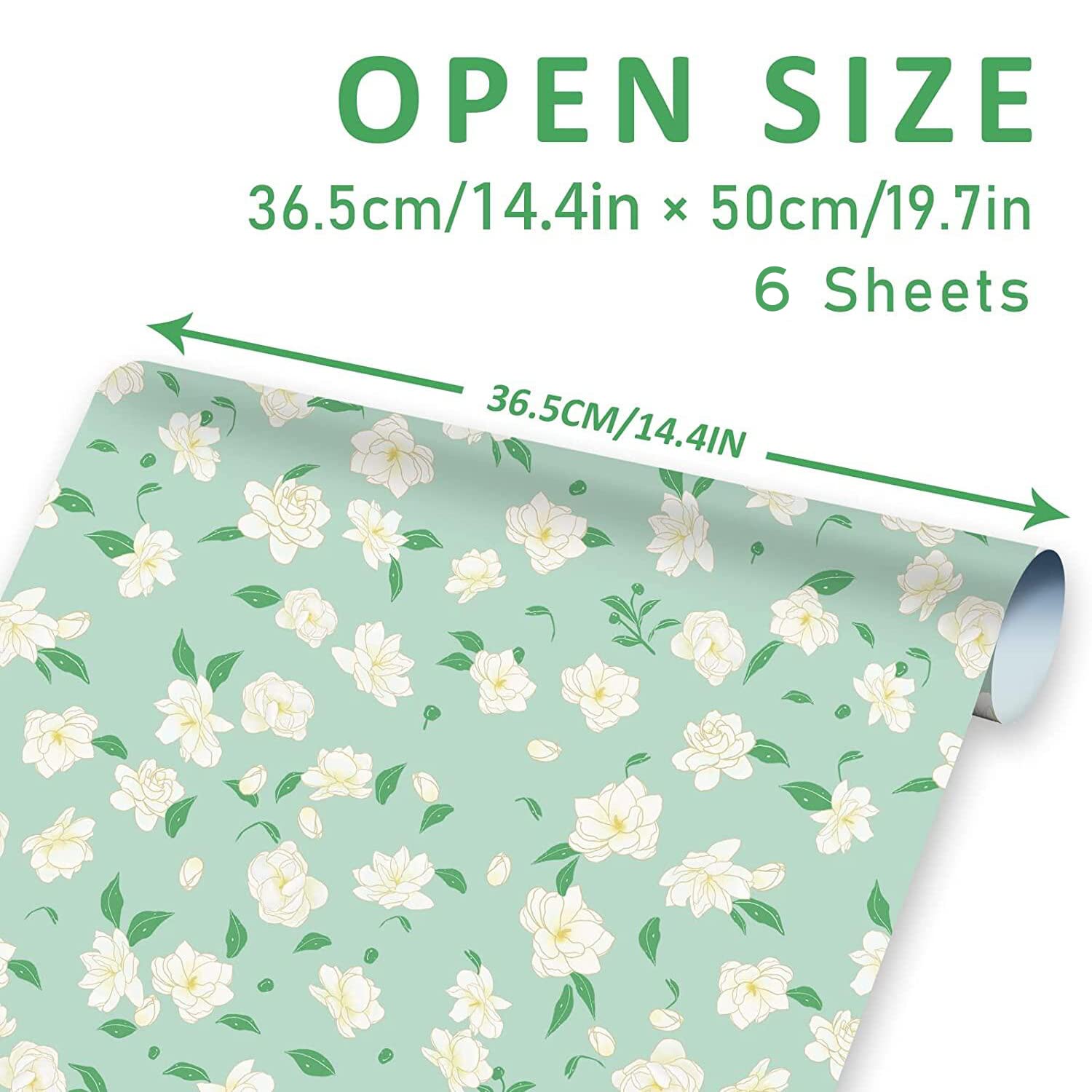 LA BELLEFÉE Carta Profumata Jasmine 6 Fogli 47 x 50 cm per Cassetti e Armadi