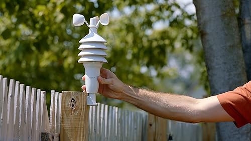 Miniatura 6 de AcuRite Notos 3 en 1 Estación meteorológica para interiores y exteriores temperatura humedad y velocidad del viento 00589M