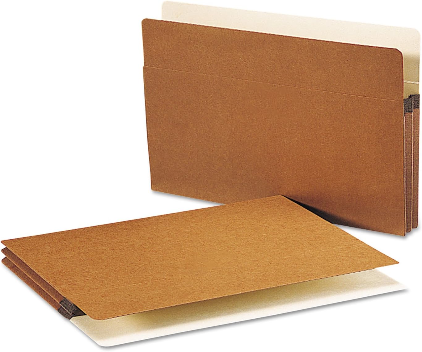 Smead File Pocket, Straight-Cut Tab, 1-3/4" Expansion, Legal Size, Redrope, 50 Per Box (74800)