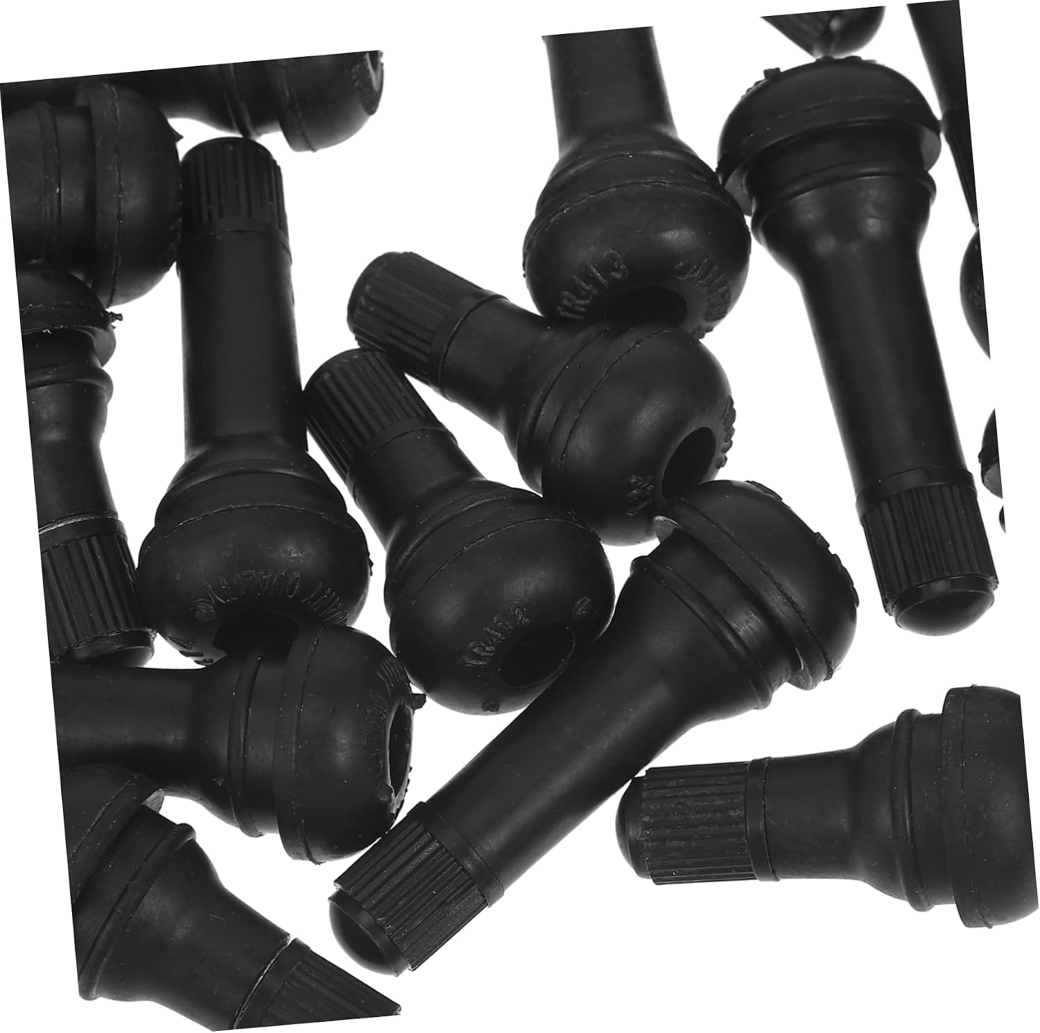 Ciieeo 30pcs Tubeless Tire Valve Stems Replacement Design for Easy Installation Compatible Car Models