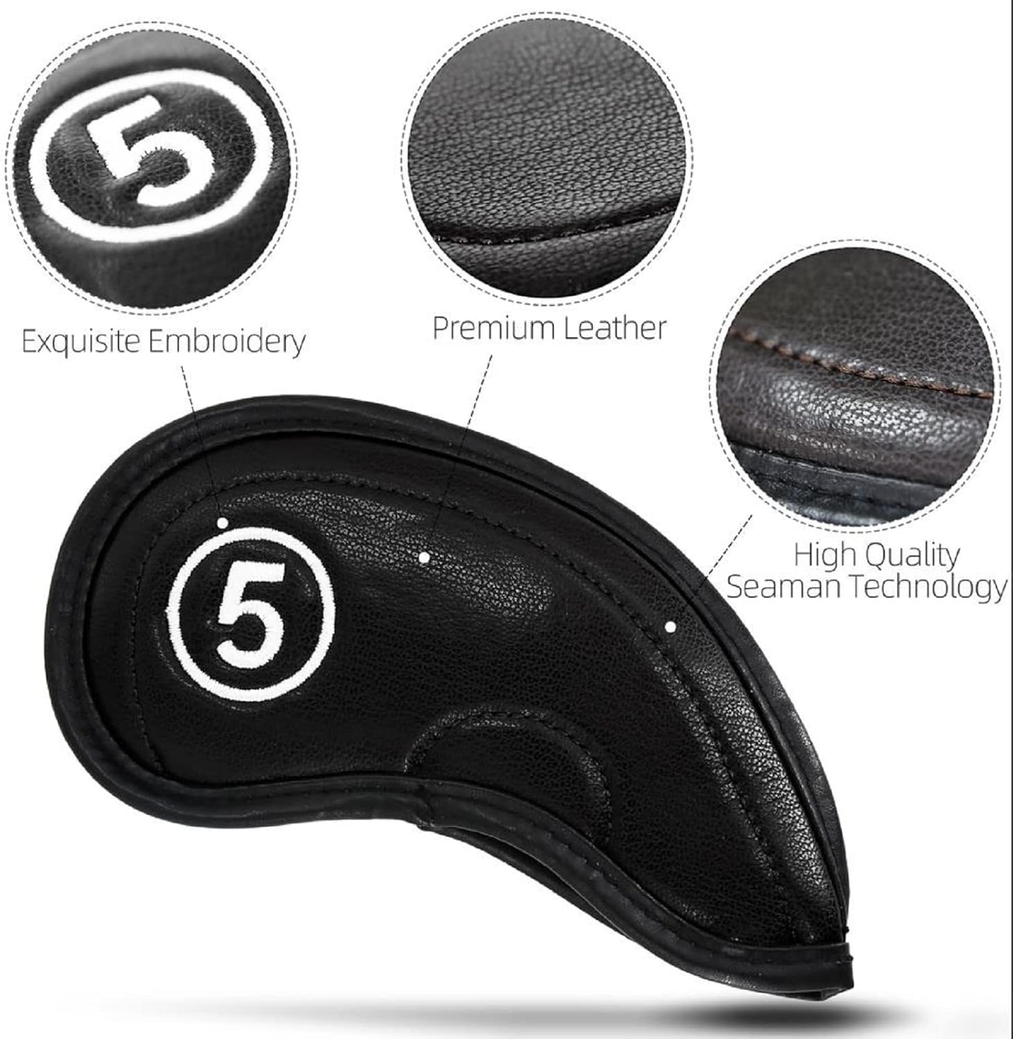 10pcs Golf Club Iron Club Head Covers,Golf Head Covers for Irons,Men and Woman Golfing Accessories,for All Brands of Hoods : Sports & Outdoors