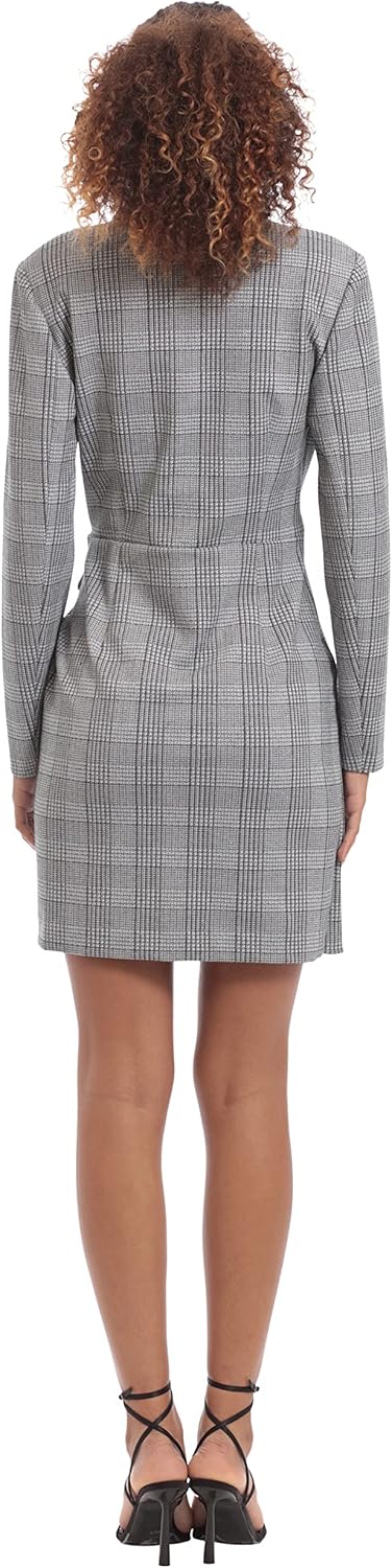 Donna Morgan Women's Long Sleeve Collar Neck Office Workwear Dress - Image 2