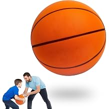 Silent Basketball Size 7 29.5"   2025 Upgrade Noiseless Indoor Basketball for Quiet Dribbling and Indoor Training, Higher Bounce Soft Foam Soundless Ball