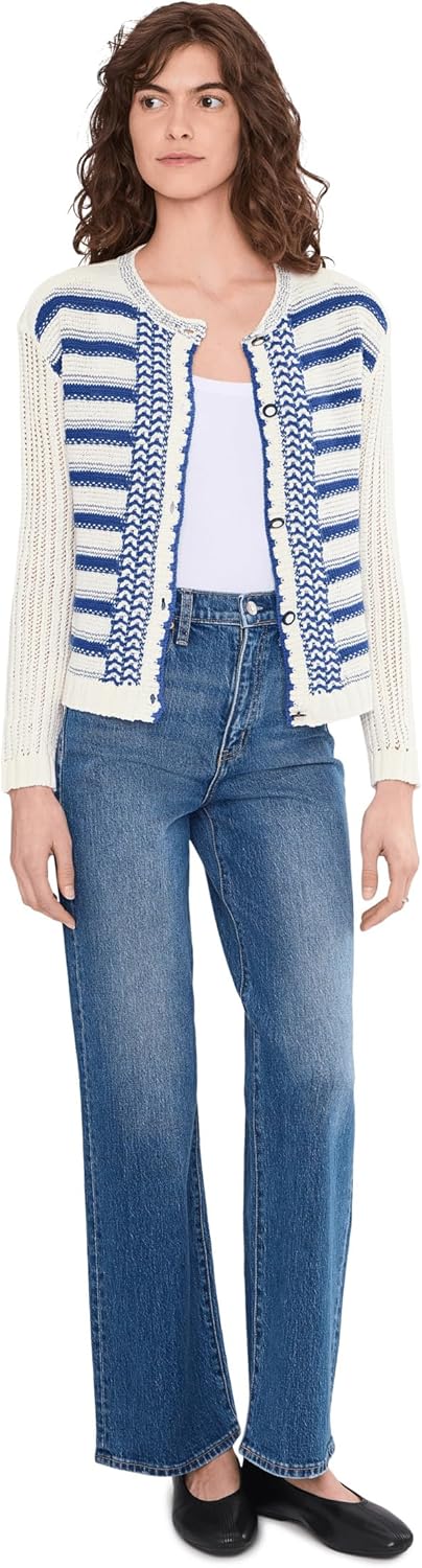 NIC+Zoe Women's Painted Porcelain Cardigan