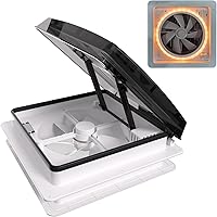 Vista 8 de 2012 Air Max Ventilador de Ventilación de Techo para Autocaravana de 14", Ventilador de Escape Reversible, Ventilador de Techo de Ventilación