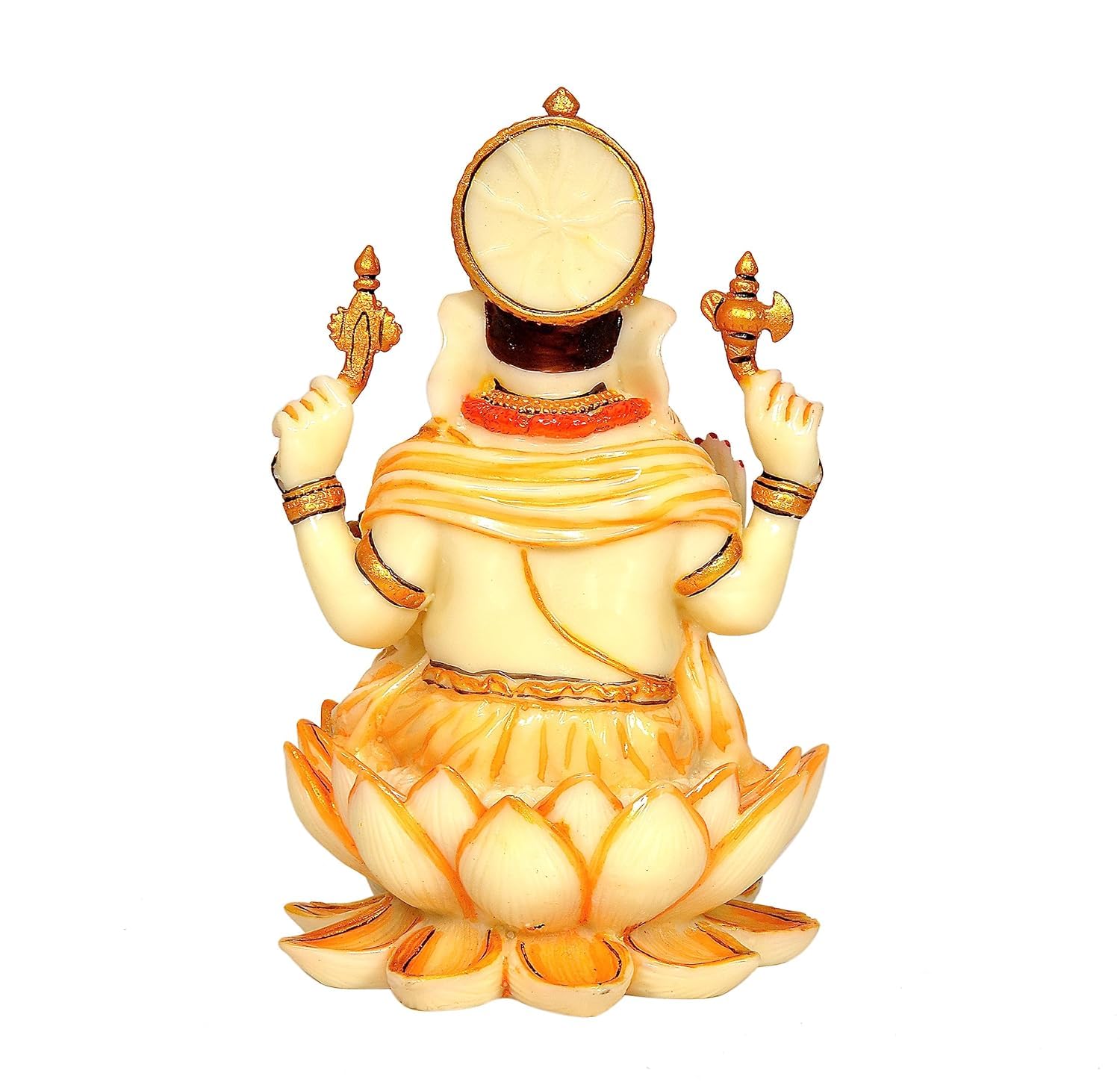 Dattatreya Statue Murti en polyrésine pour maison, bureau, magasin, hauteur : 17,8 cm