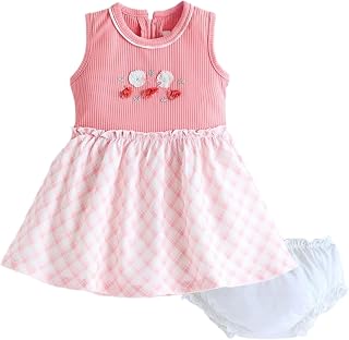 Hopscotch Cotton Floral Casual Dress for Ages (6-12 Months) Price In India