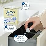 Nellie's Détergent pour lave-vaisselle 64 Charges : Fabriqué au Canada Le cube est le nouveau pod. Septic-Safe, sans phosphate & Inodore, étain réutilisable, eau dure, 64 Charges