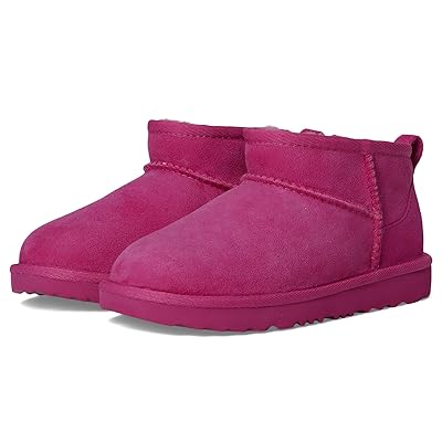 UGG Kids Classic Ultra Mini (Little Kid/Big Kid) Kids Shoes Dark Peony