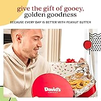 Vista 6 de Galletas decadentes y crocantes de mantequilla de cacahuate, 2 libras. Lata.