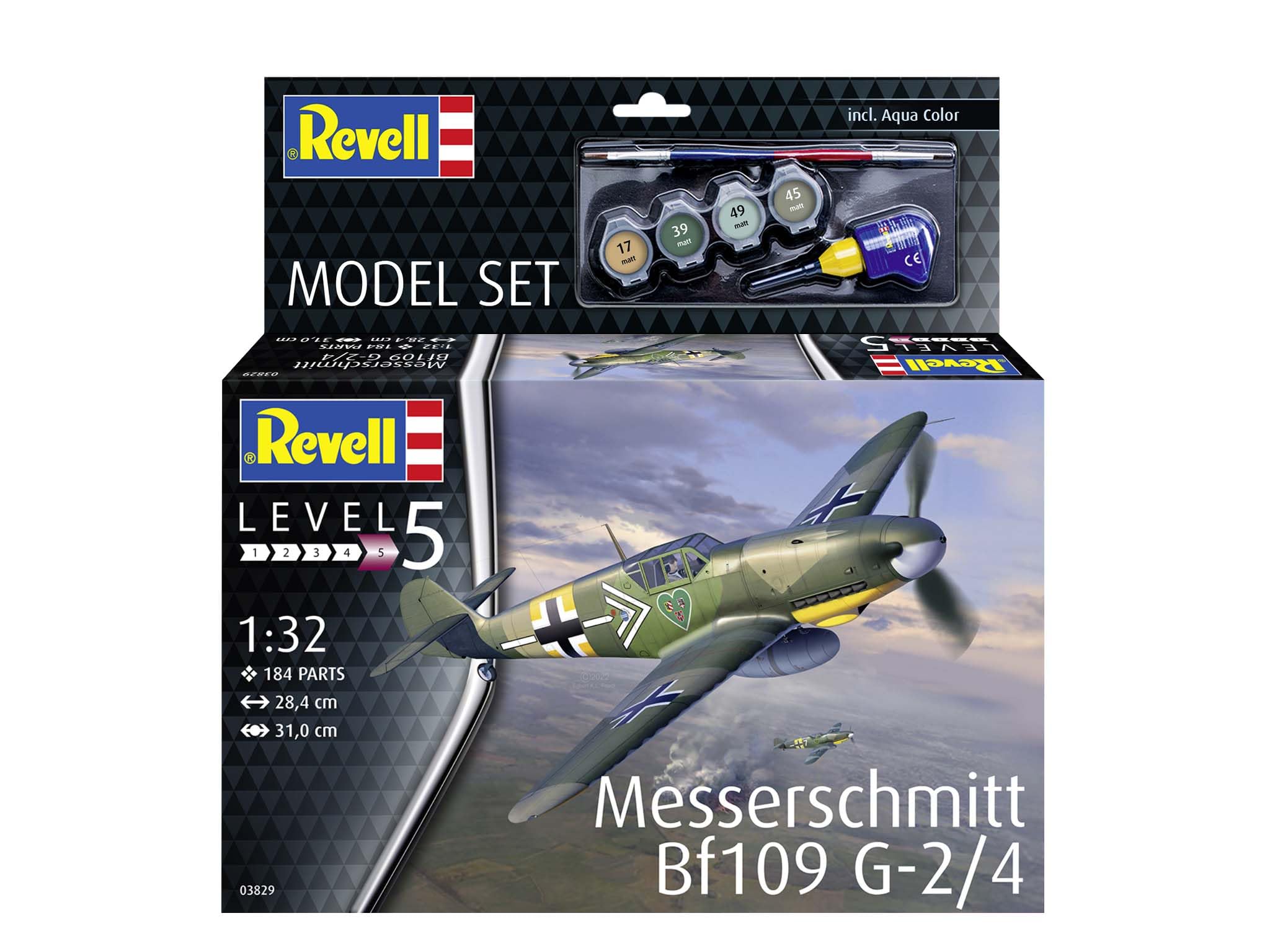 Revell Model zestaw noży Schmitt Bf109 G-2/4
