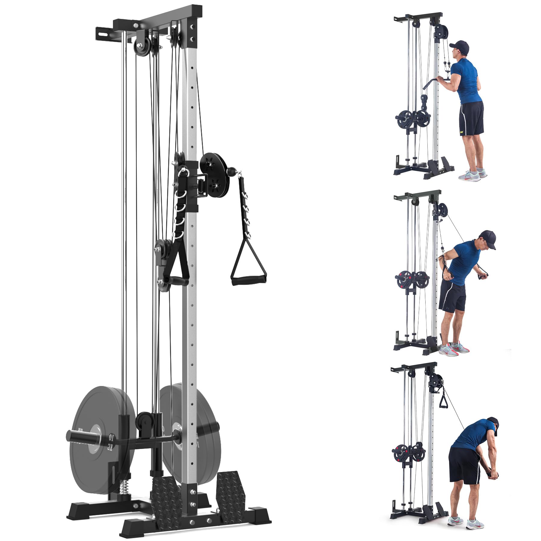 Amazon.com: GarveeLife Wall Mount Cable Machine,LAT Power Cable