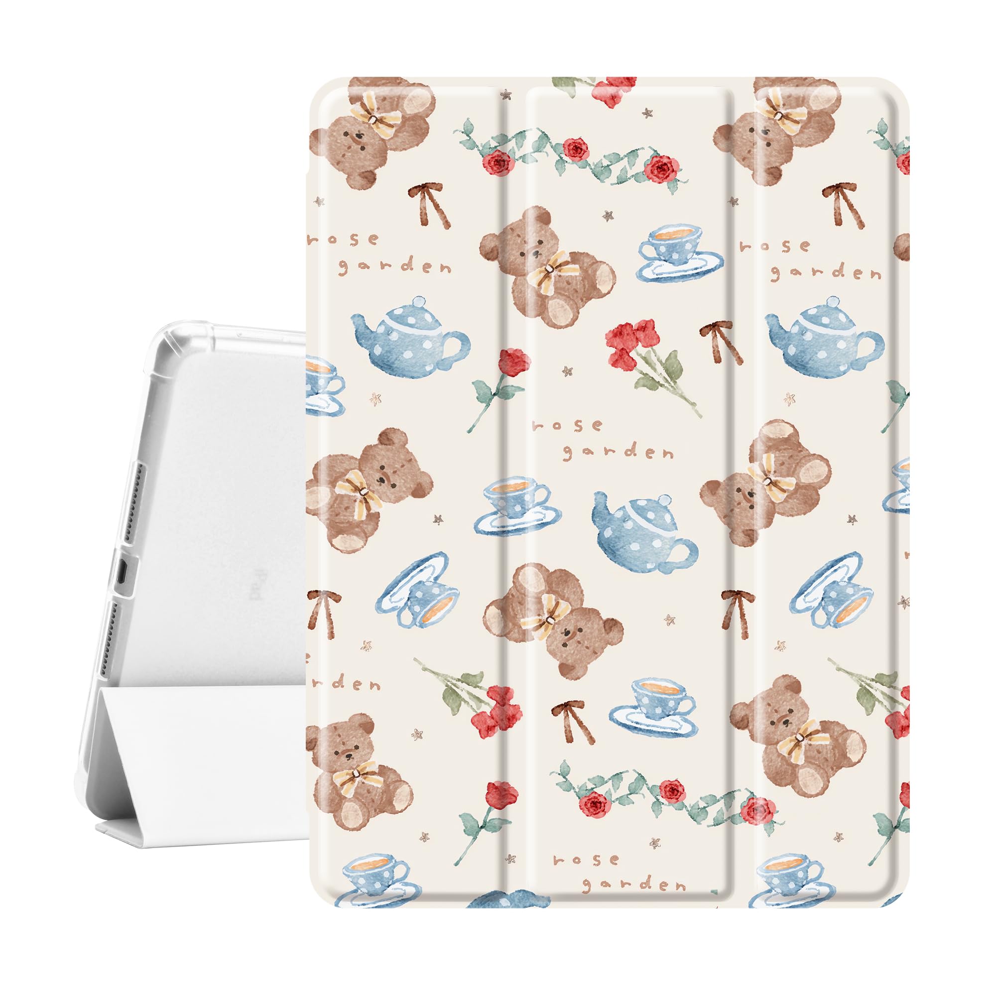 Coque iPad mini 6 transparente avec support crayon protection écran pliable robuste - 8