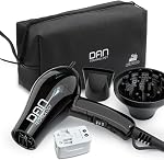 DAN Auto Dual Voltage Hair Dryer,Hair Blow Dryer,Compact Folding Blower,Small hairdryer with Diffuser & Concentrator,Portable Dryer with Multi-Function Plug Adapter,Travel hairdryers for Women