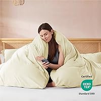 Vista 18 de Nestl Juego de funda de edredón suave de doble cepillado y cierre de botones, juego de 3 piezas: 1 funda de edredón 104 x 98 pulgadas y 2 fundas