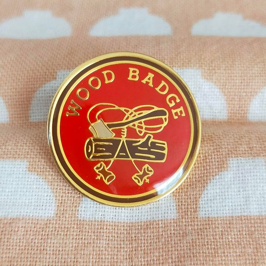 Amazon.co.jp: USA ボーイスカウト ウッドバッチ ピンバッジ