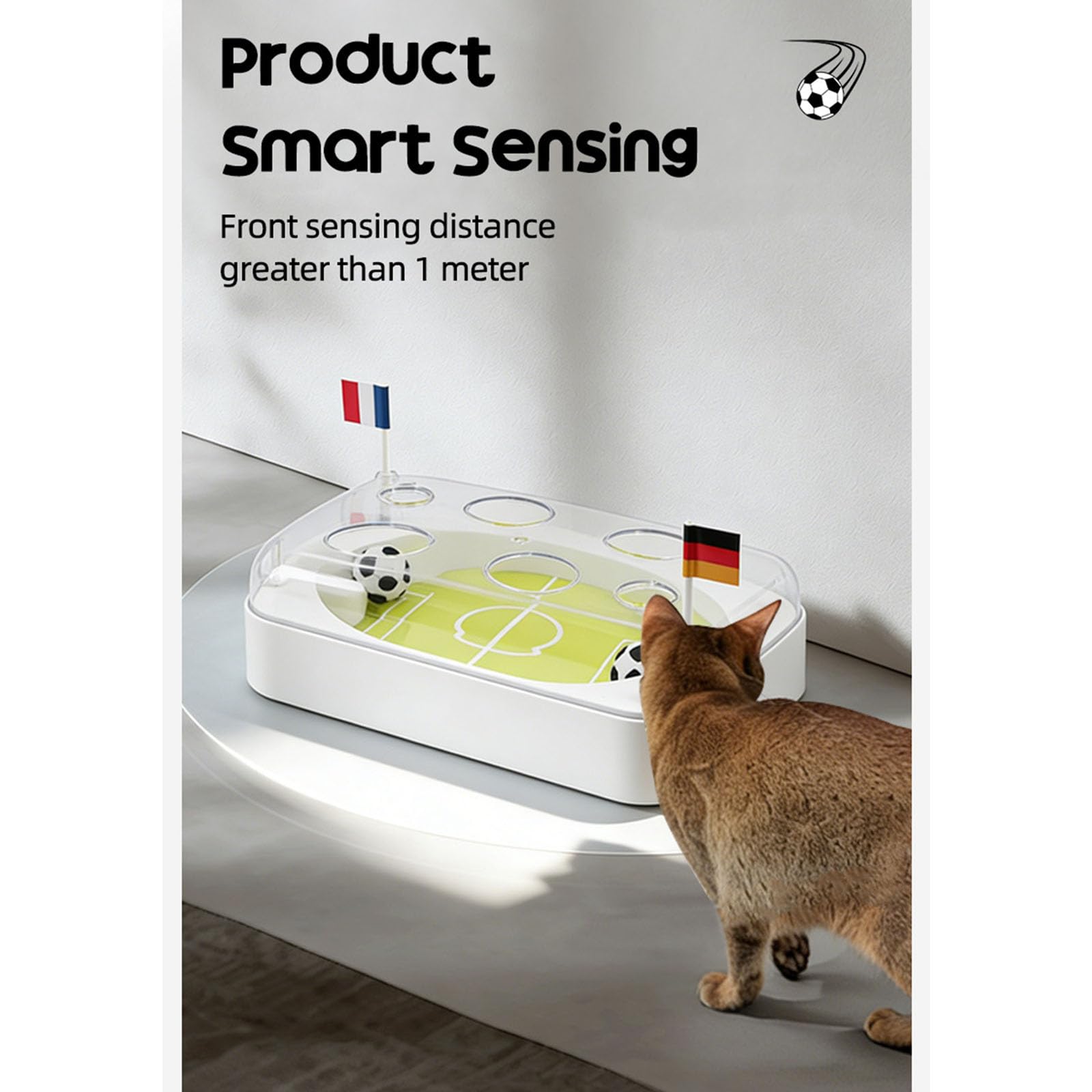 Juguete de entretenimiento automático para gatos con diseño de carga USB y para compromiso activo de mascotas, juguete eléctrico de entretenimiento para gatos