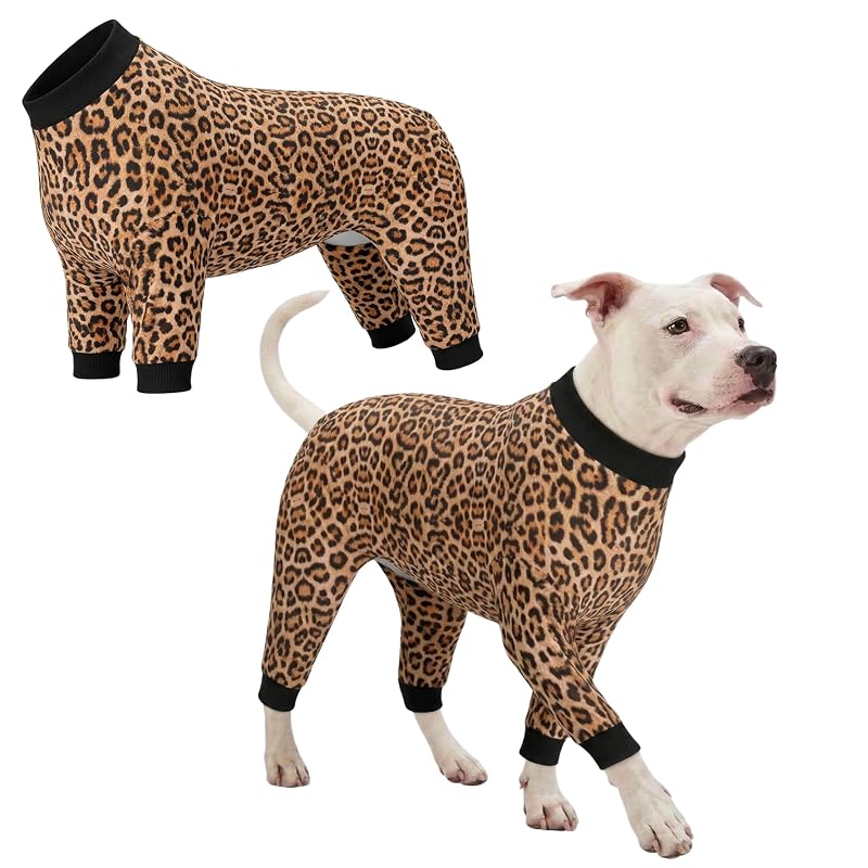 Pijama para Cães Grandes LovinPet com Estampa Animal Gold, XXL