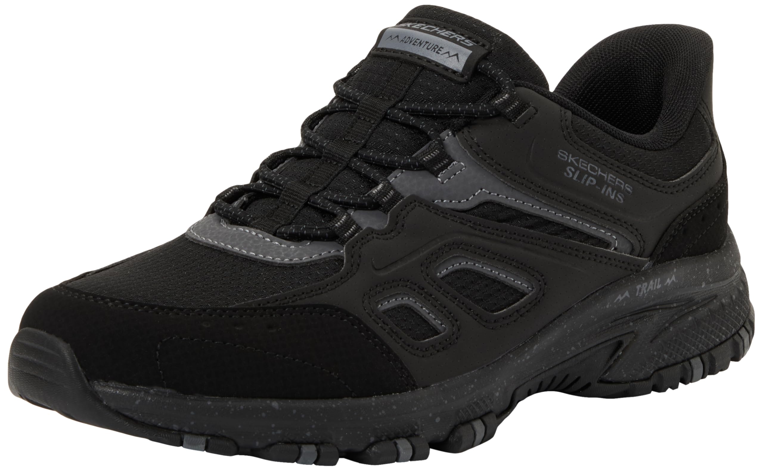 Skechers Women's Hillcrest Kamalino Slip-in Trainers, Black Synthetic/Textile/Trim, 6.5 UK
