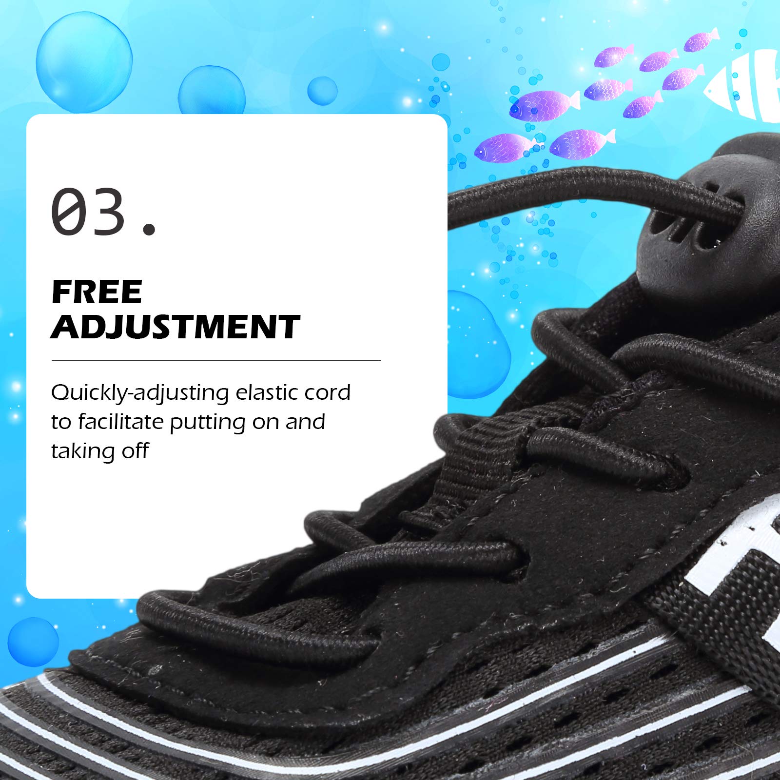 DimaiGlobal Calzado Descalzos Niñas Niños Zapatillas de Trail Running Barefoot Secado Rápido Zapatos de Agua Transpirable Antideslizante para Playa 29EU Negro
