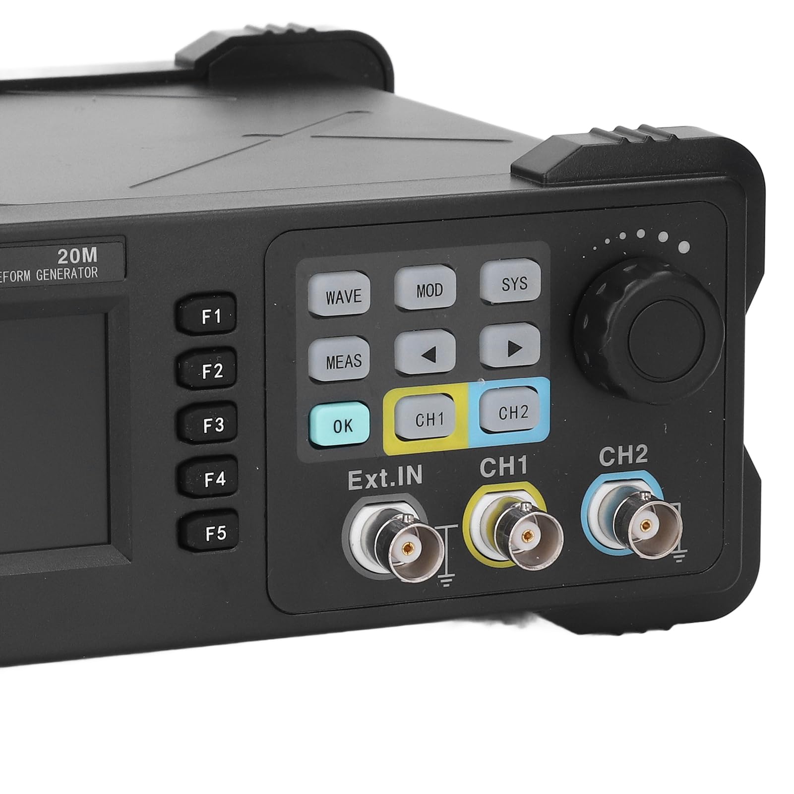 Generador de Funciones de Pantalla LCD de 2 Canales Generador de Forma de Onda Arbitraria para Laboratorio de Electrónica (Enchufe europeo 110-240V)